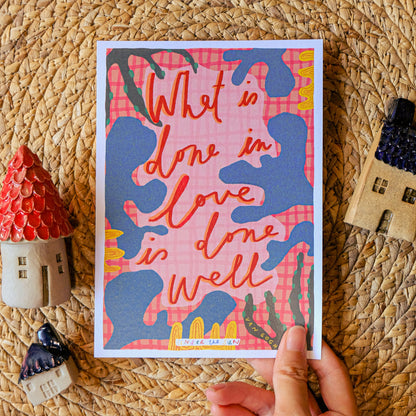 🩷 What is Done in Love